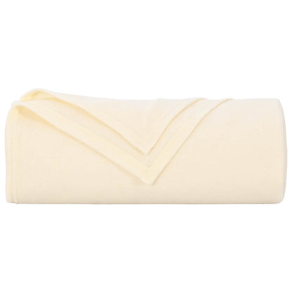 Wohndecken 6 pcs Creme 280 x 210 cm Fleece