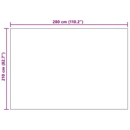 Wohndecken 6 pcs Creme 280 x 210 cm Fleece