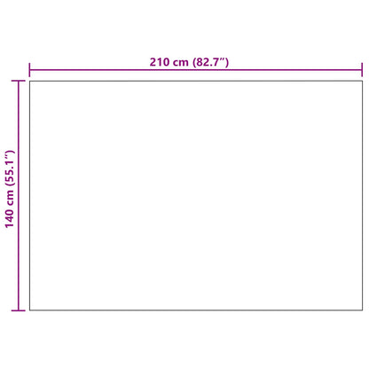 Wohndecken 6 pcs Kamel 210 x 140 cm Fleece