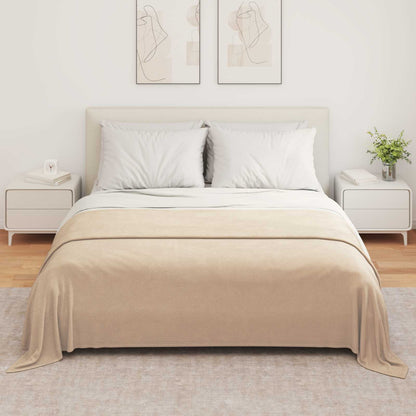 Wohndecken 6 pcs Kamel 280 x 210 cm Fleece