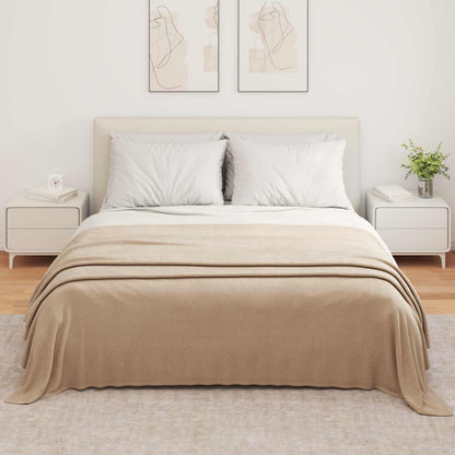 Wohndecken 6 pcs Kamel 350 x 270 cm Fleece