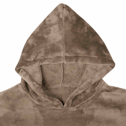 Decken-Hoodie Kamel S Flanell