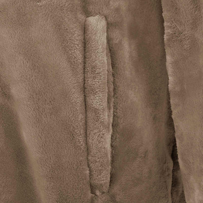 Decken-Hoodie Kamel S Flanell