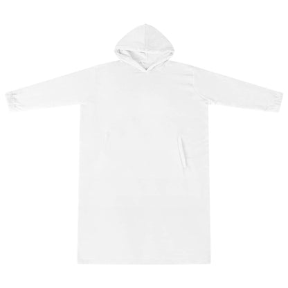 Decken-Hoodie Weiß M Flanell