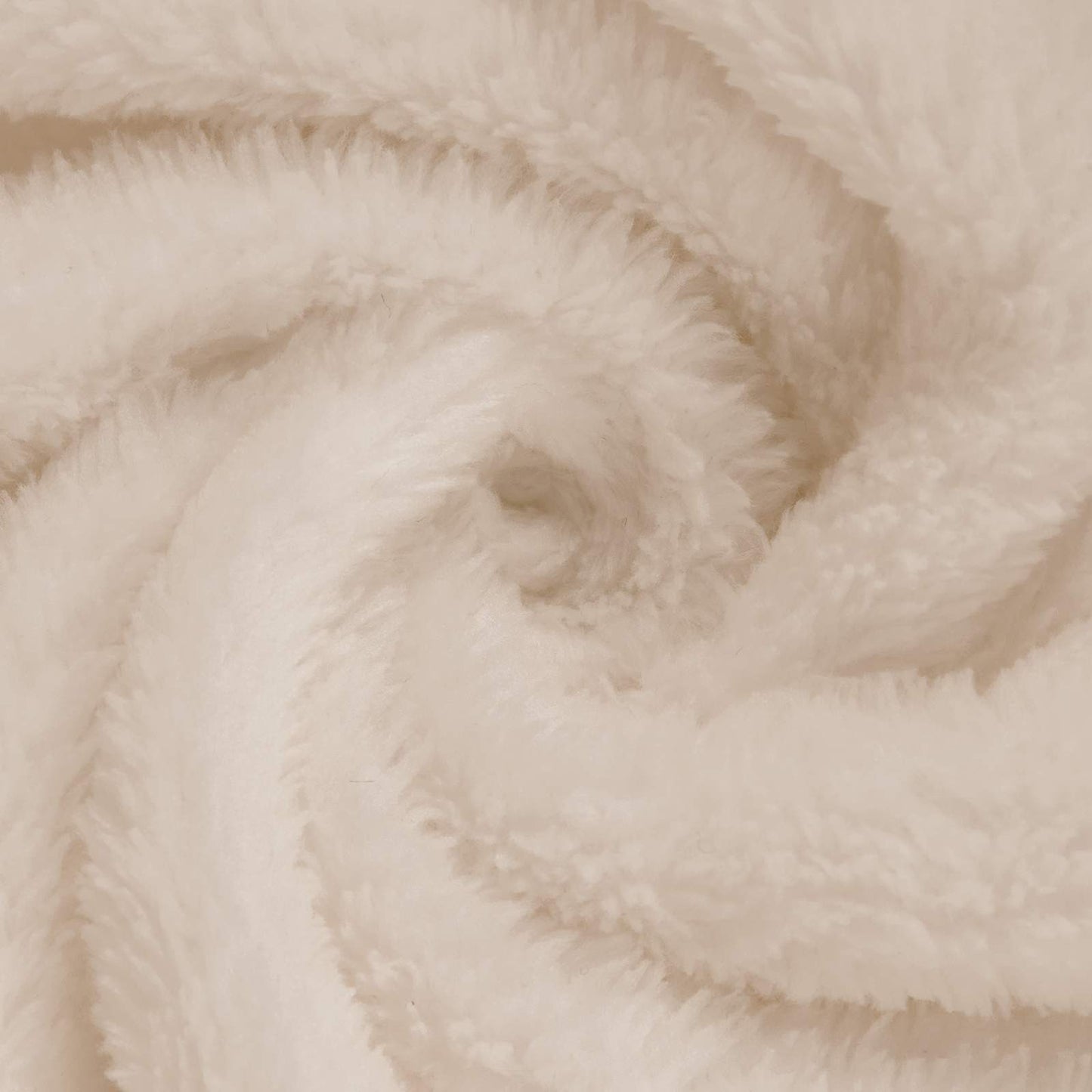 Decken-Hoodie Beige F Flanell