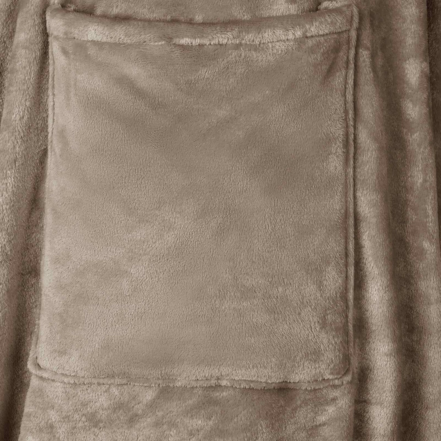 Decken-Hoodie Kamel F Flanell