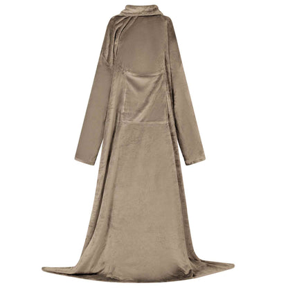 Decken-Hoodie Kamel F Flanell