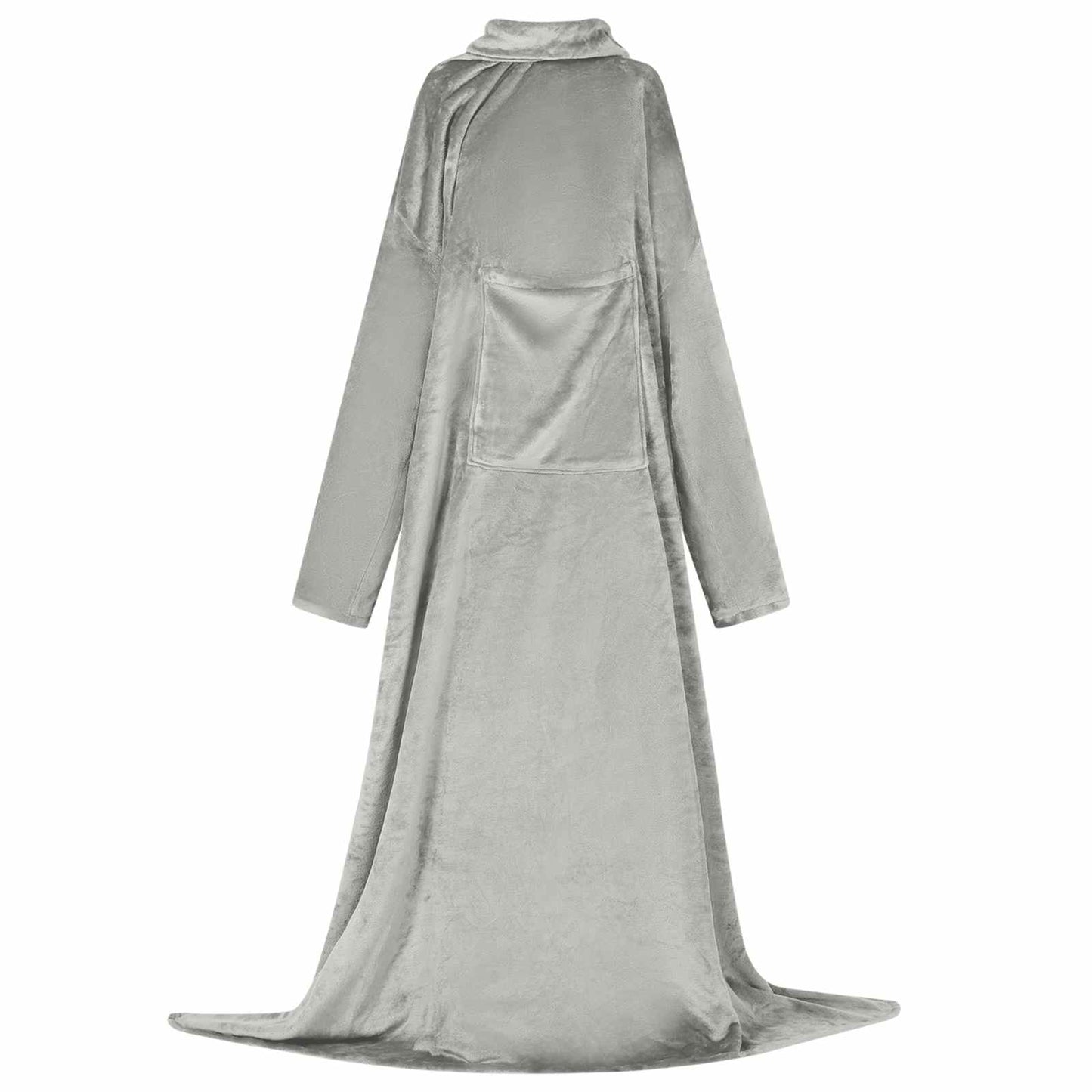 Decken-Hoodie Grau F Flanell