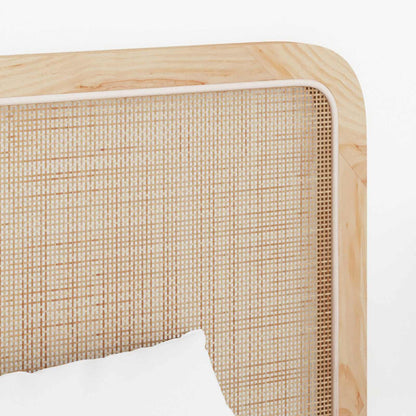 vidaXL Kopfteil mit Kopfteil Natur 100 x 55 x 3 cm Rattan