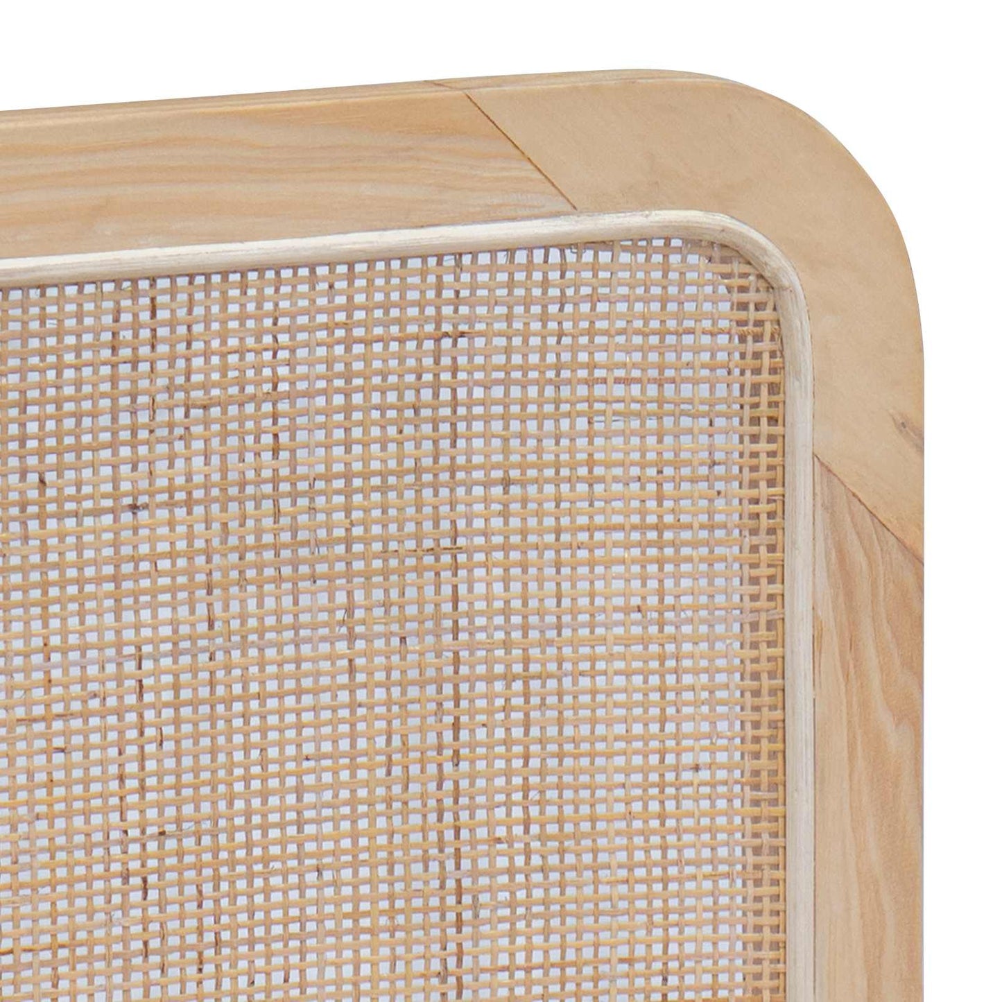 vidaXL Kopfteil mit Kopfteil Natur 140 x 55 x 3 cm Rattan