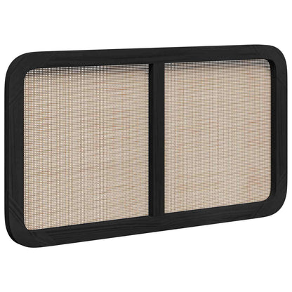 vidaXL Kopfteil mit Kopfteil Schwarz 100 x 55 x 3 cm Rattan
