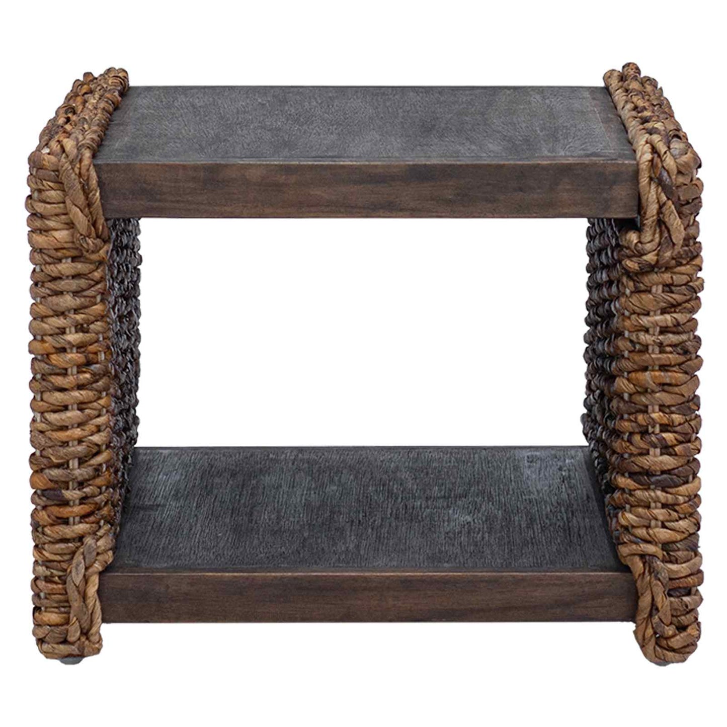 vidaXL Couchtisch Natur 45 x 45 x 45 cm Massives Mahagoni Holz