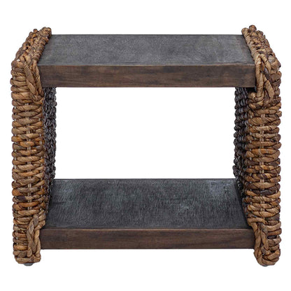 vidaXL Couchtisch Natur 45 x 45 x 45 cm Massives Mahagoni Holz