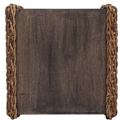 vidaXL Couchtisch Natur 45 x 45 x 45 cm Massives Mahagoni Holz