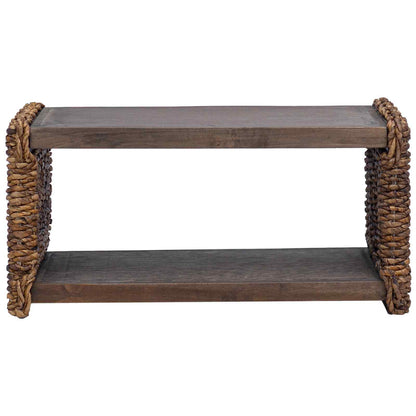 vidaXL Couchtisch Natur 70 x 35 x 35 cm Massives Mahagoni Holz