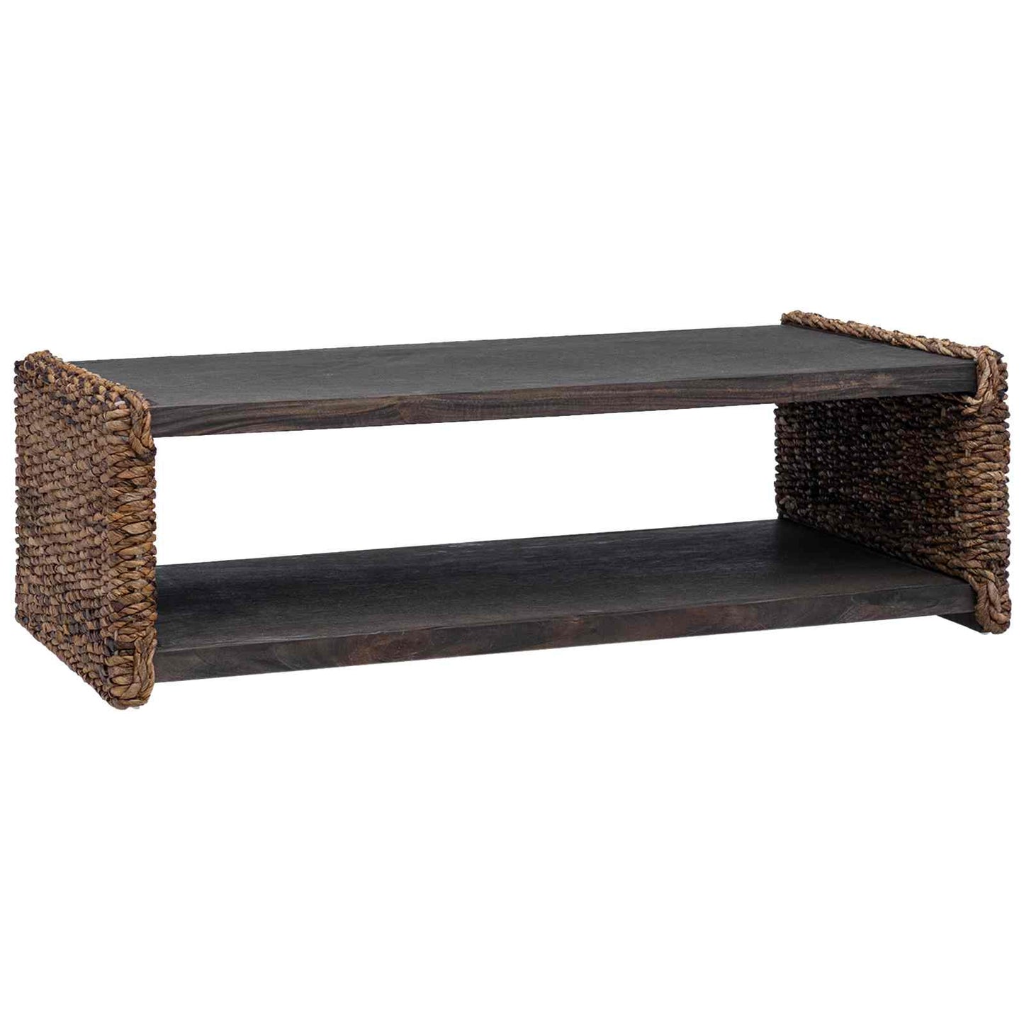 vidaXL Couchtisch Natur 110 x 55 x 35 cm Massives Mahagoni Holz