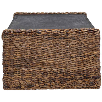 vidaXL Couchtisch Natur 110 x 55 x 35 cm Massives Mahagoni Holz