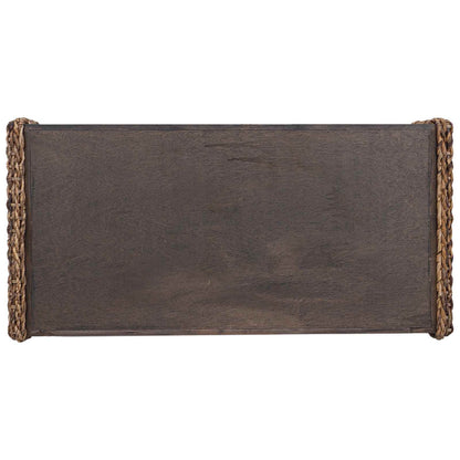 vidaXL Couchtisch Natur 110 x 55 x 35 cm Massives Mahagoni Holz