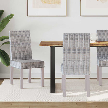 Esszimmerstuhl 2 pcs Weiß gewaschen 45 x 54 x 93 cm