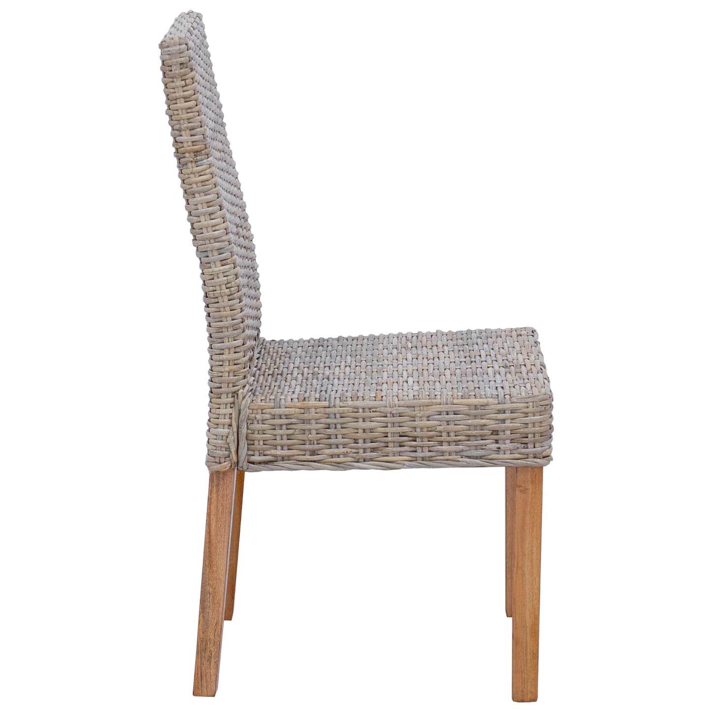 vidaXL Esszimmerstuhl 2 pcs Kubu Grau 45 x 54 x 93 cm