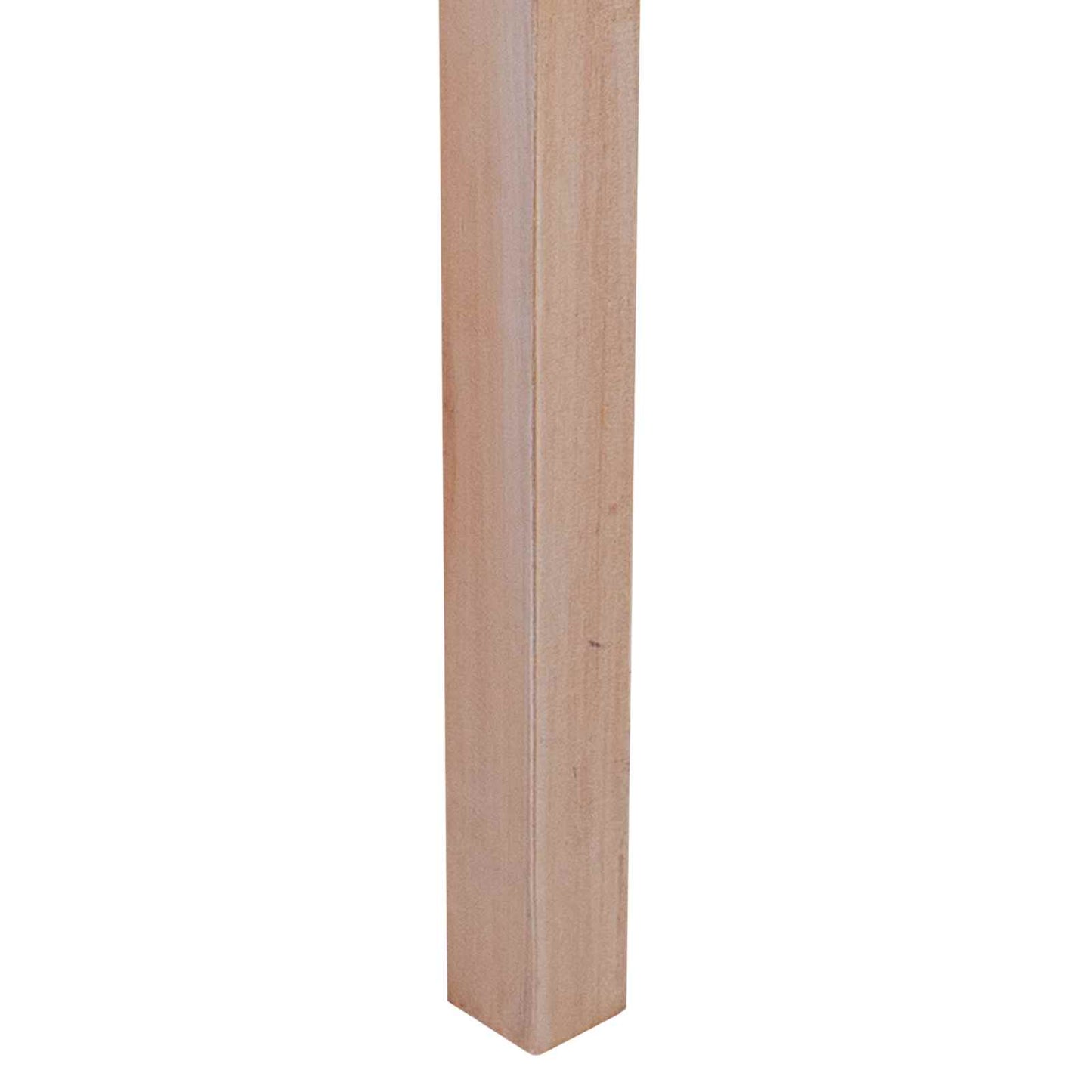 vidaXL Esszimmerstuhl 2 pcs Weiß gewaschen 46 x 55 x 84 cm Kubu Rattan