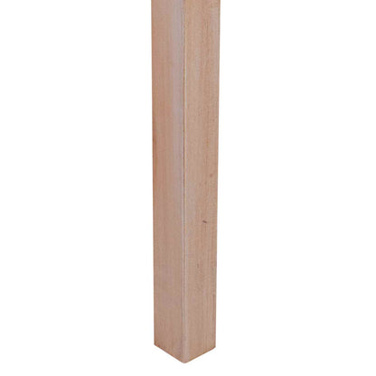 vidaXL Esszimmerstuhl 2 pcs Weiß gewaschen 46 x 55 x 84 cm Kubu Rattan