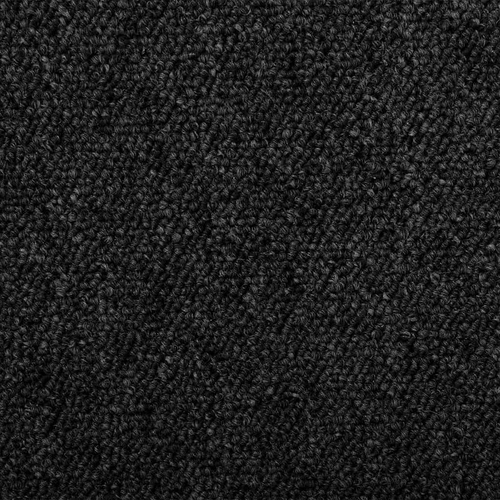 vidaXL Tapis de couloir anthracite 80 x 500 cm 100 % polypropylène