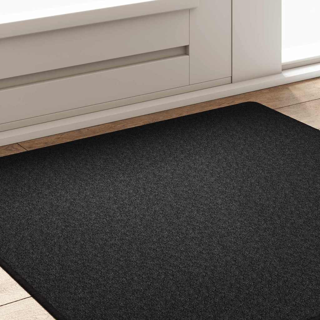 vidaXL Tapis de couloir anthracite 100 x 100 cm 100 % polypropylène