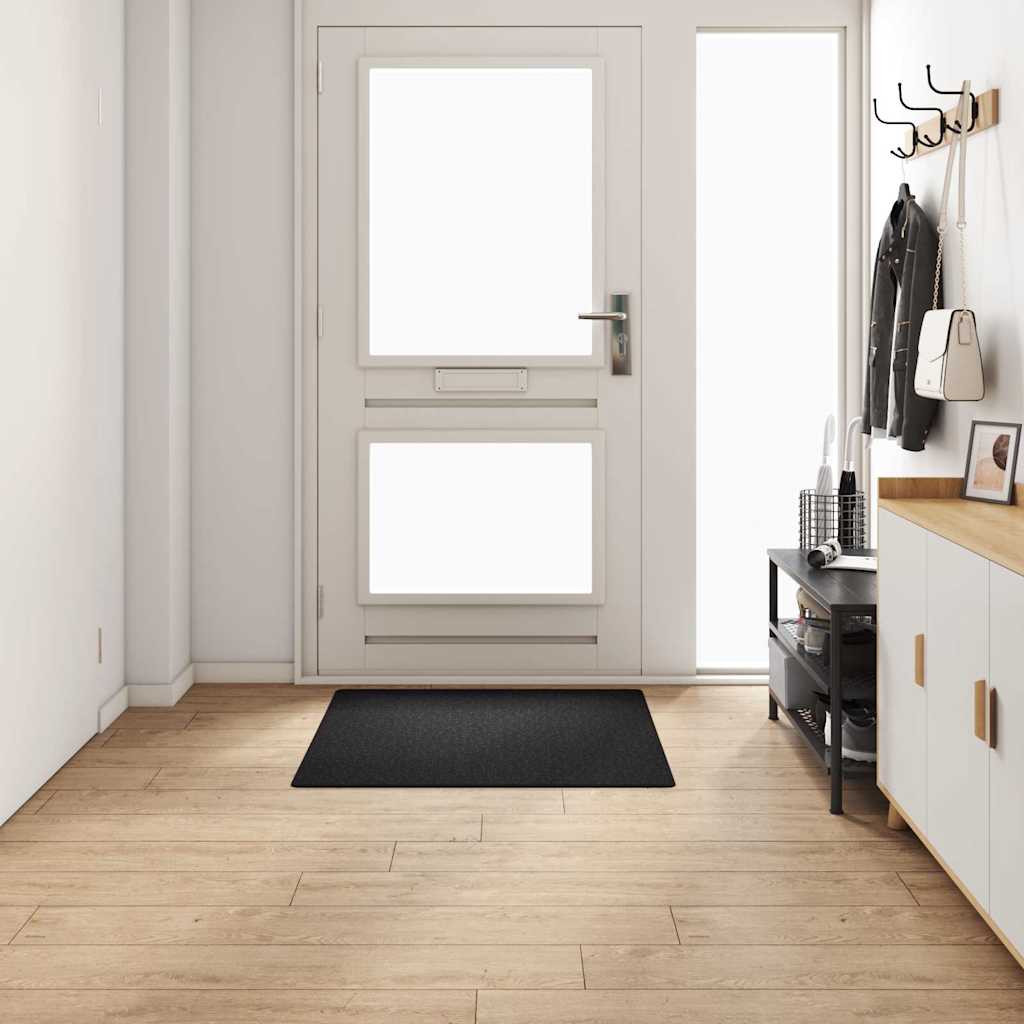 vidaXL Tapis de couloir anthracite 100 x 100 cm 100 % polypropylène