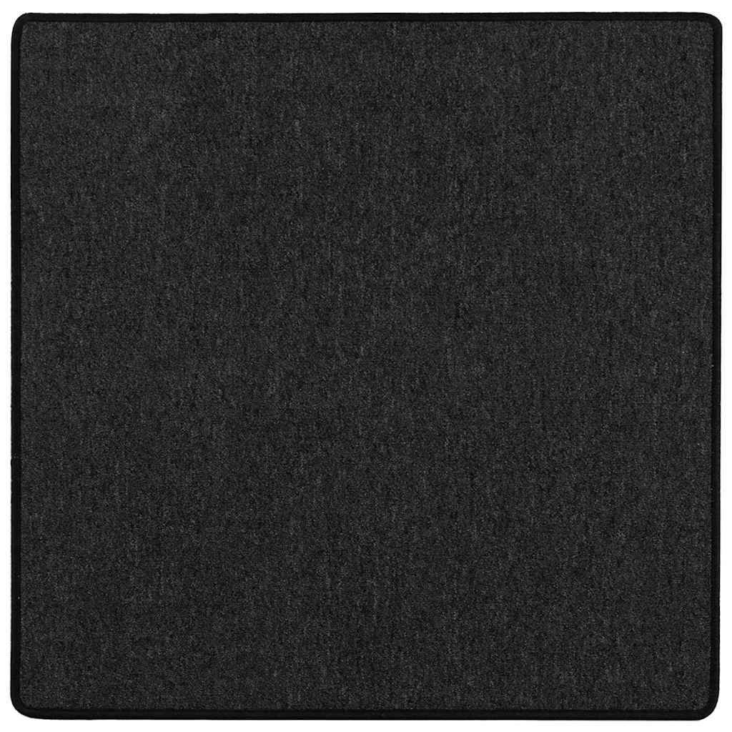 vidaXL Tapis de couloir anthracite 100 x 100 cm 100 % polypropylène