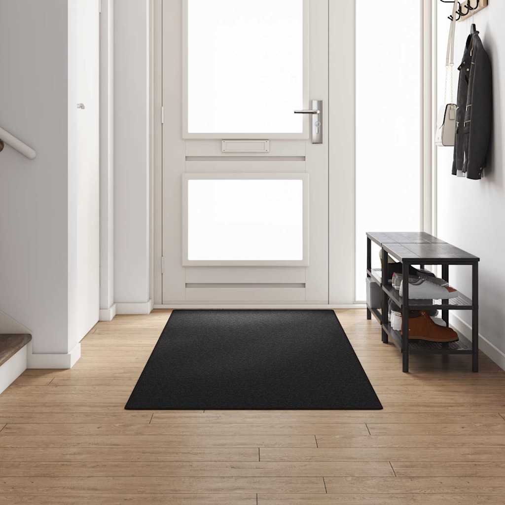 vidaXL Teppichläufer Anthrazit 100 x 300 cm 100% Polypropylen