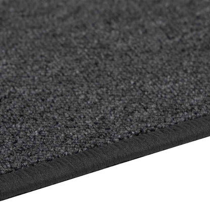 vidaXL Tapis de couloir Gris foncé 80 x 500 cm 100 % polypropylène