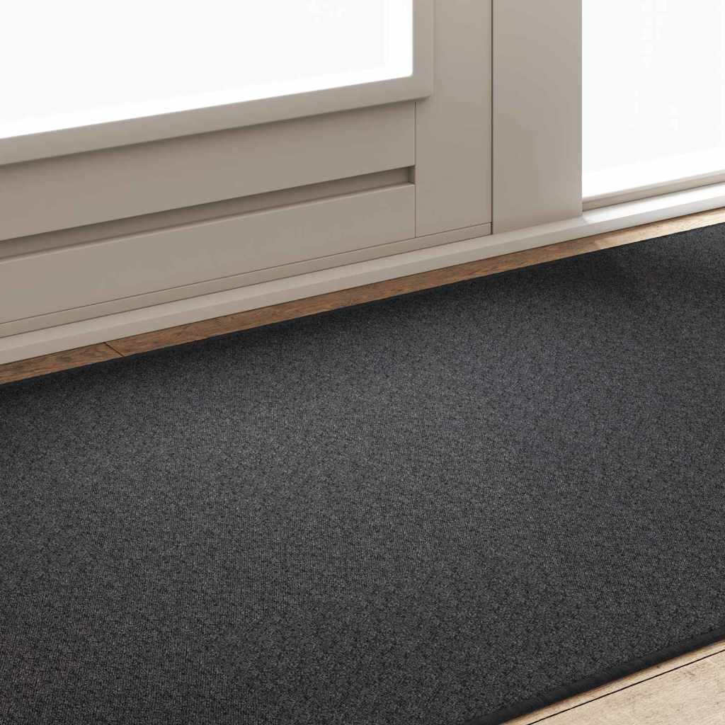 vidaXL Teppichläufer Dunkelgrau 100 x 200 cm 100% Polypropylen