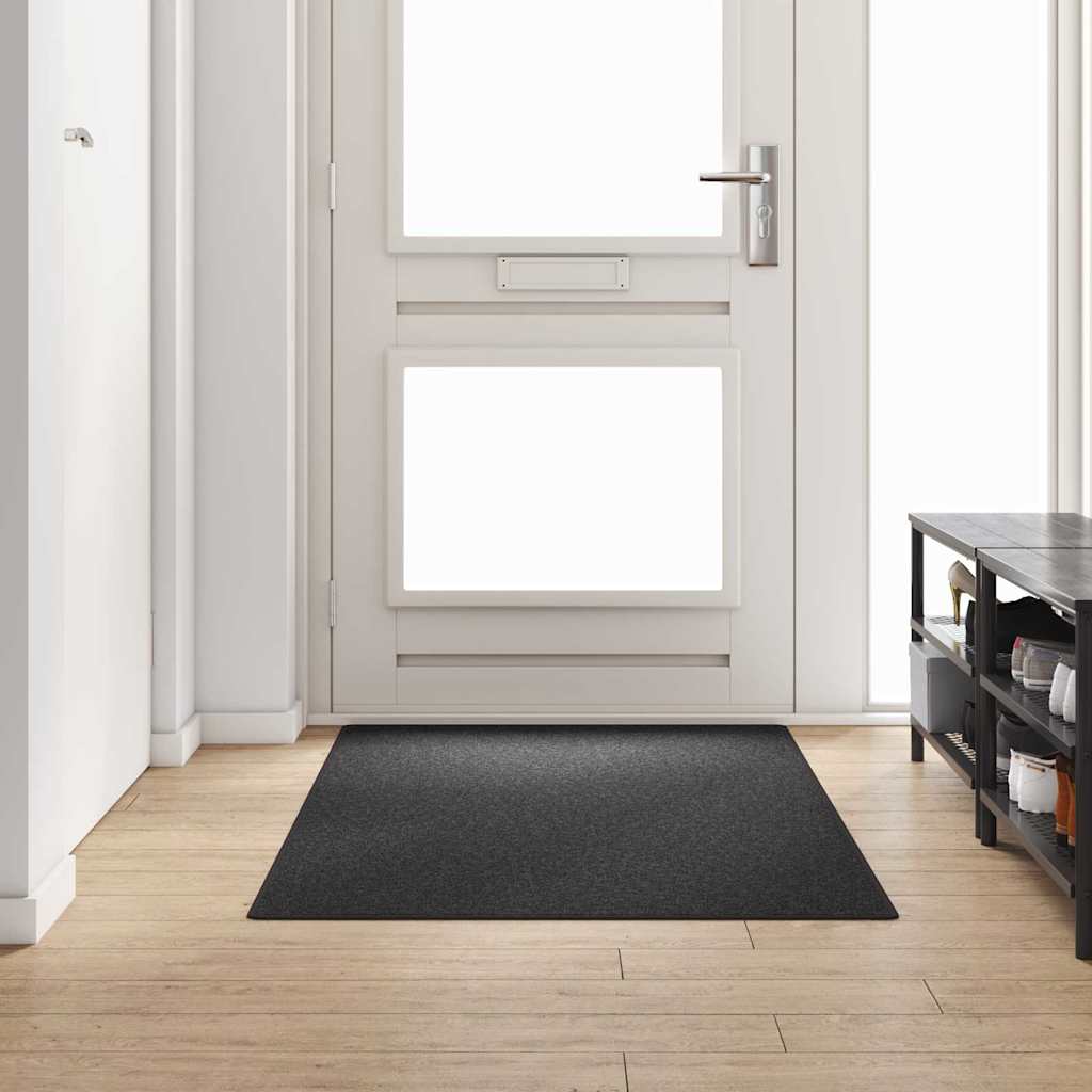 vidaXL Teppichläufer Dunkelgrau 100 x 200 cm 100% Polypropylen
