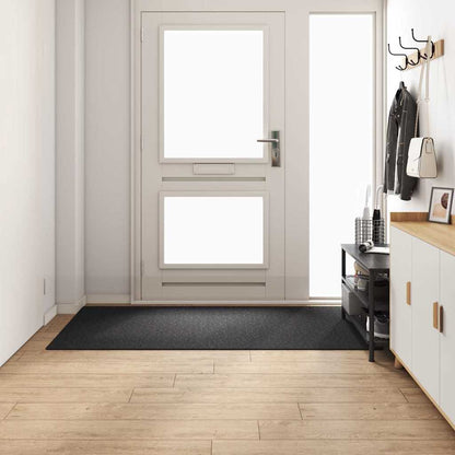 vidaXL Teppichläufer Dunkelgrau 100 x 200 cm 100% Polypropylen