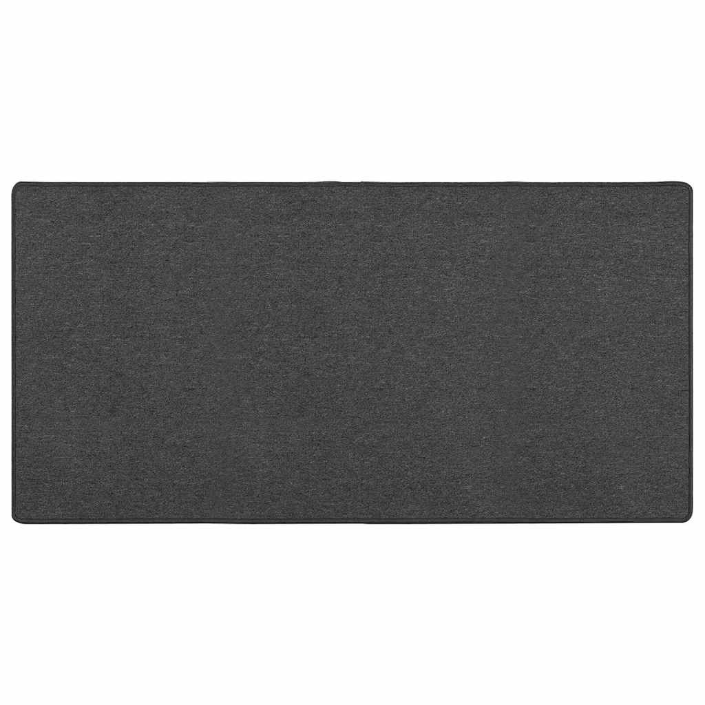 vidaXL Teppichläufer Dunkelgrau 100 x 200 cm 100% Polypropylen