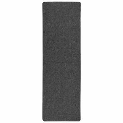 vidaXL Teppichläufer Dunkelgrau 100 x 300 cm 100% Polypropylen