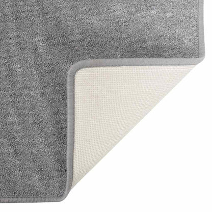 vidaXL Teppichläufer Hellgrau 80 x 500 cm 100% Polypropylen