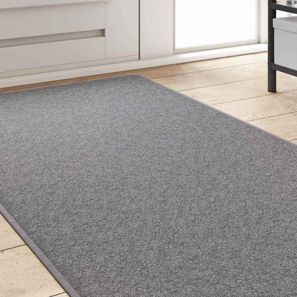 vidaXL Teppichläufer Hellgrau 80 x 500 cm 100% Polypropylen