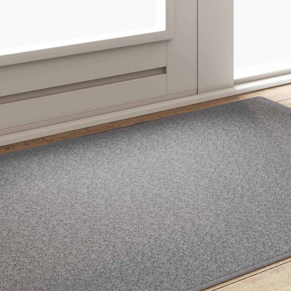 vidaXL Teppichläufer Hellgrau 100 x 150 cm 100% Polypropylen