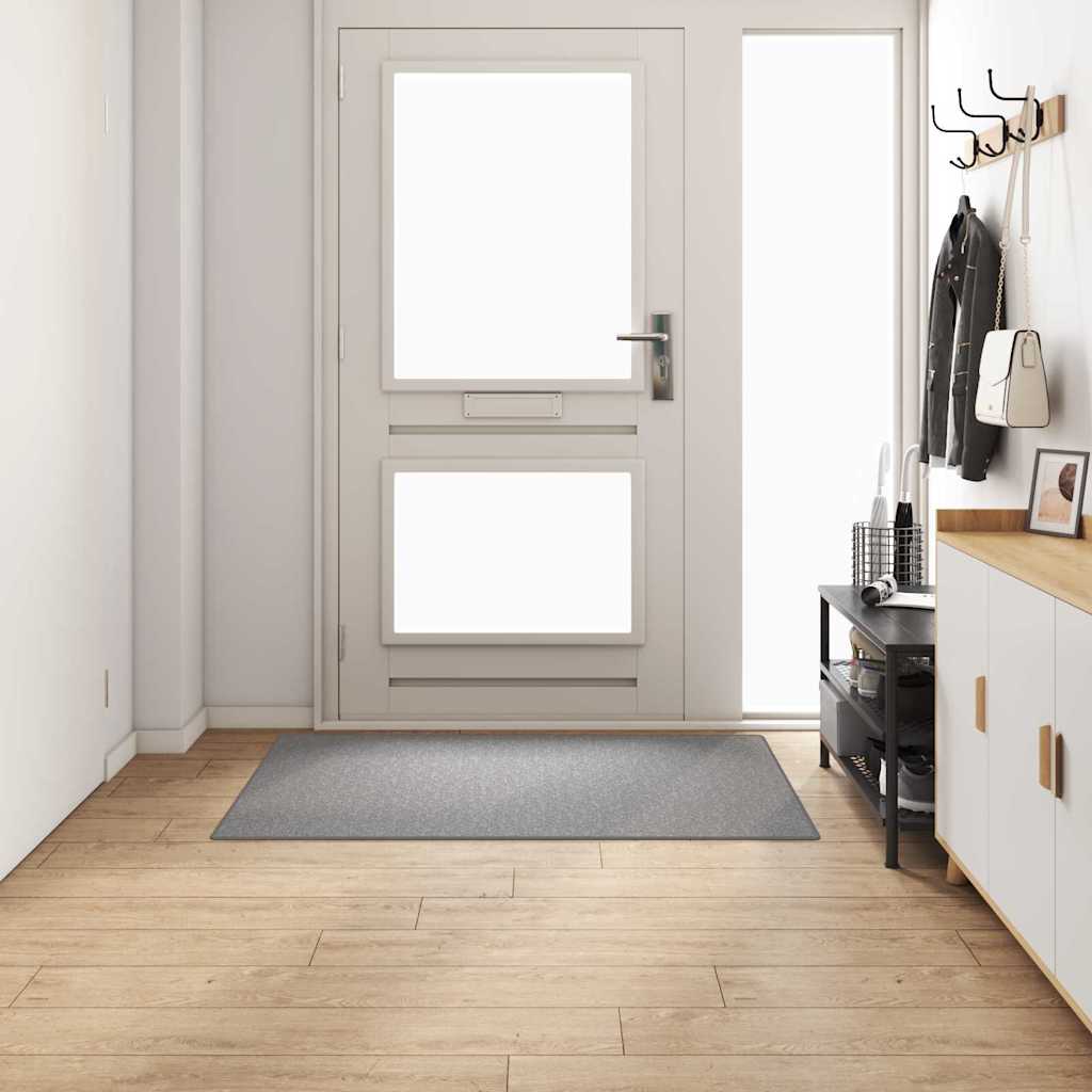 vidaXL Teppichläufer Hellgrau 100 x 150 cm 100% Polypropylen