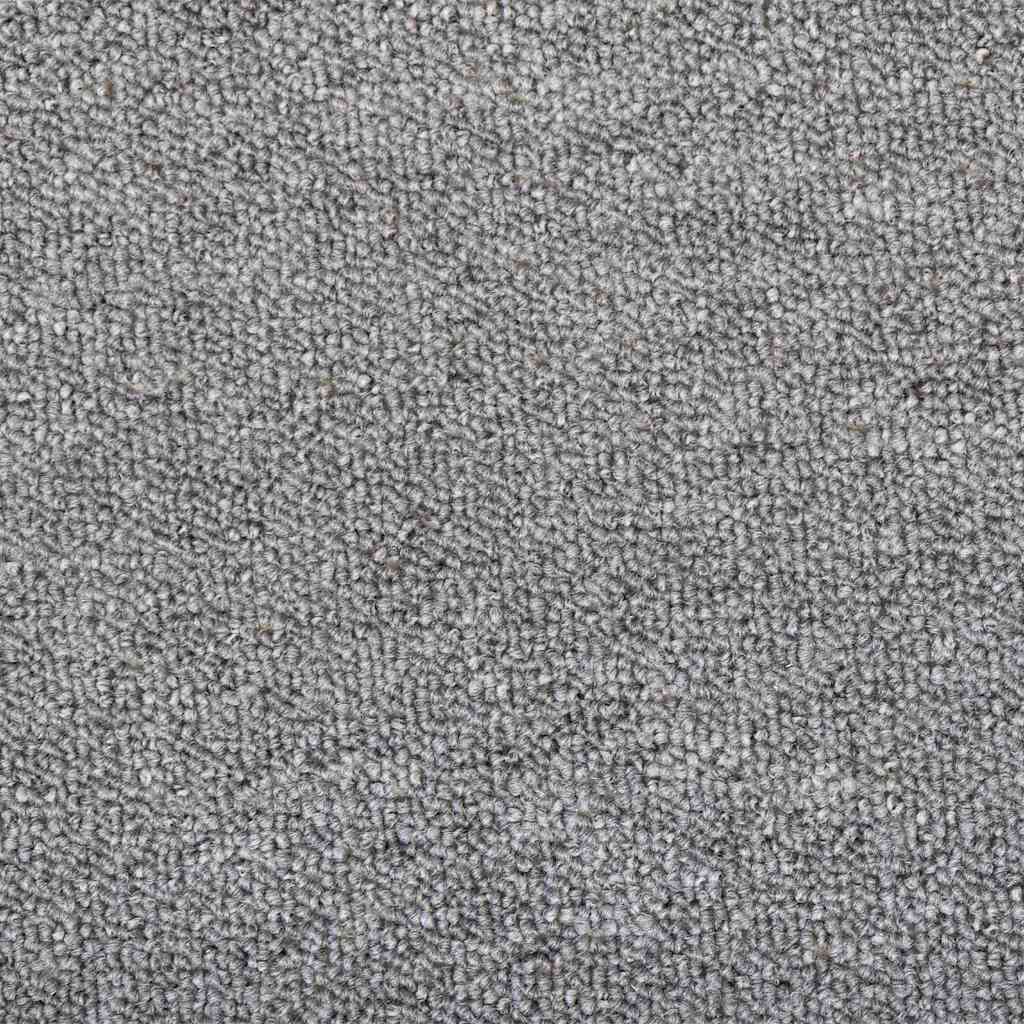 vidaXL Teppichläufer Hellgrau 100 x 200 cm 100% Polypropylen