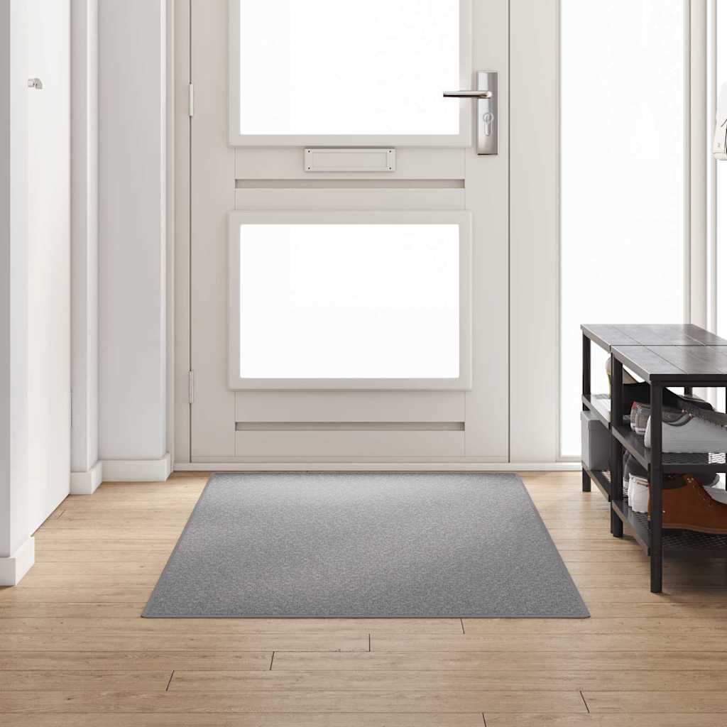 vidaXL Teppichläufer Hellgrau 100 x 250 cm 100% Polypropylen