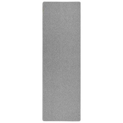 vidaXL Teppichläufer Hellgrau 100 x 300 cm 100% Polypropylen