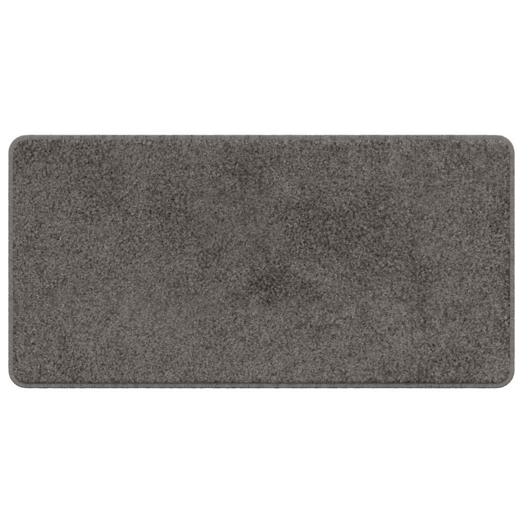 vidaXL Teppichläufer Grau 50 x 100 cm 100% Polypropylen Tuft