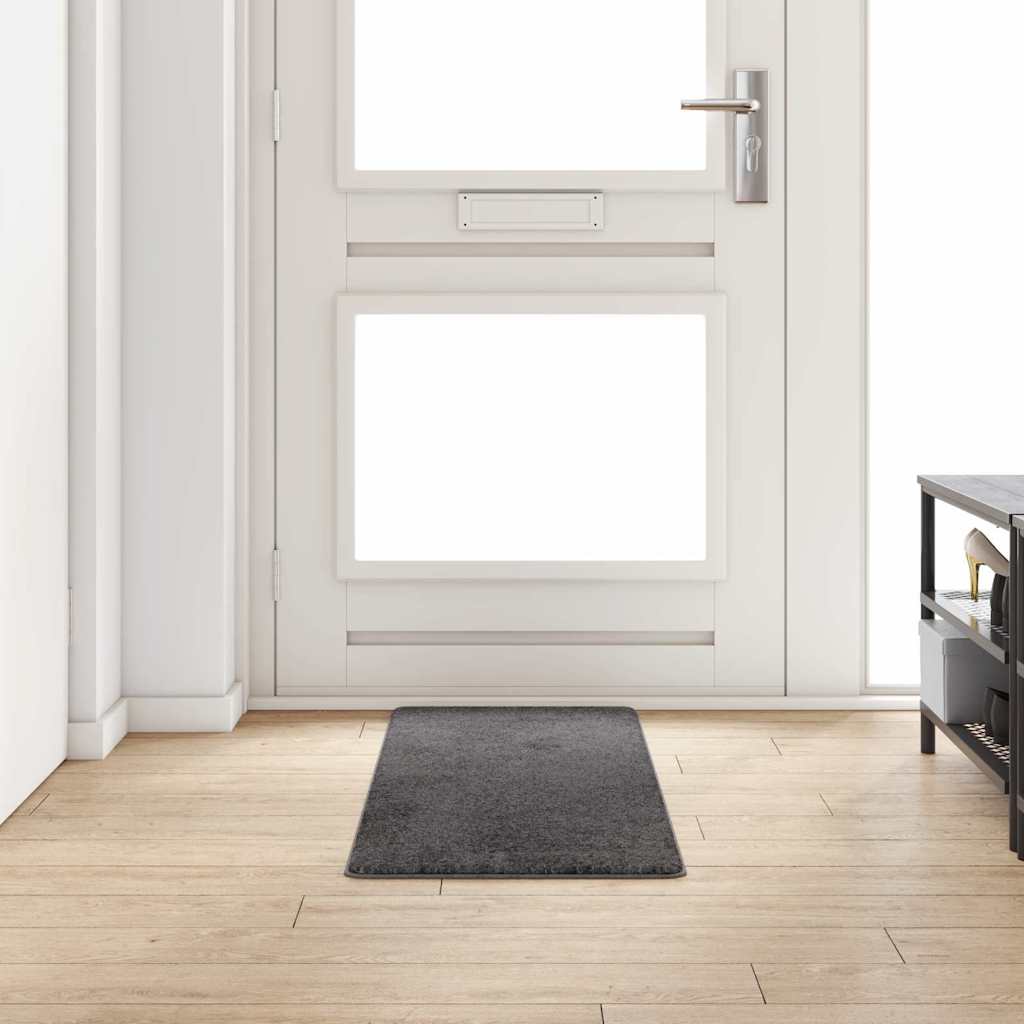 vidaXL Teppichläufer Grau 50 x 150 cm 100% Polypropylen Tuft