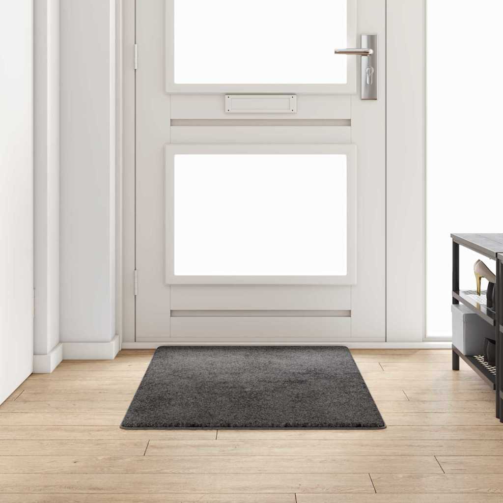 vidaXL Teppichläufer Grau 80 x 150 cm 100% Polypropylen Tuft