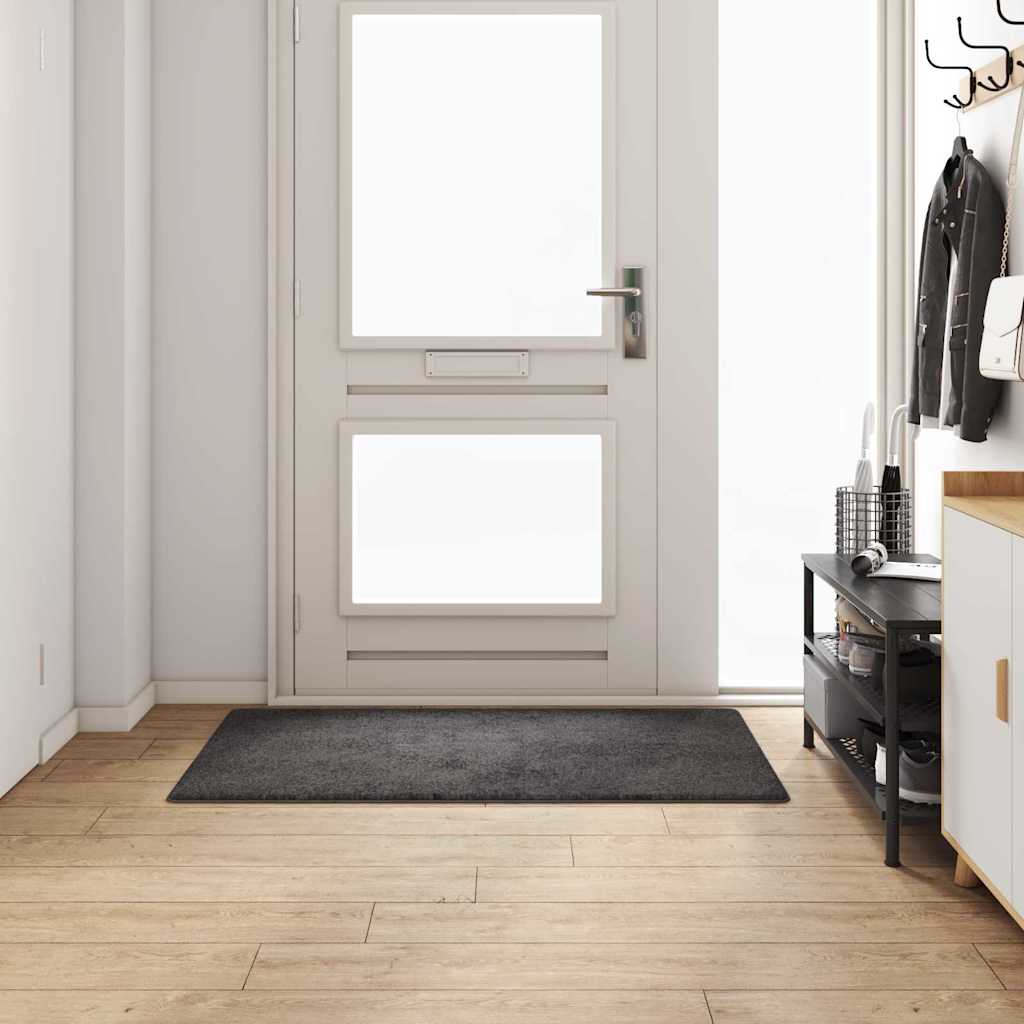 vidaXL Teppichläufer Grau 80 x 150 cm 100% Polypropylen Tuft