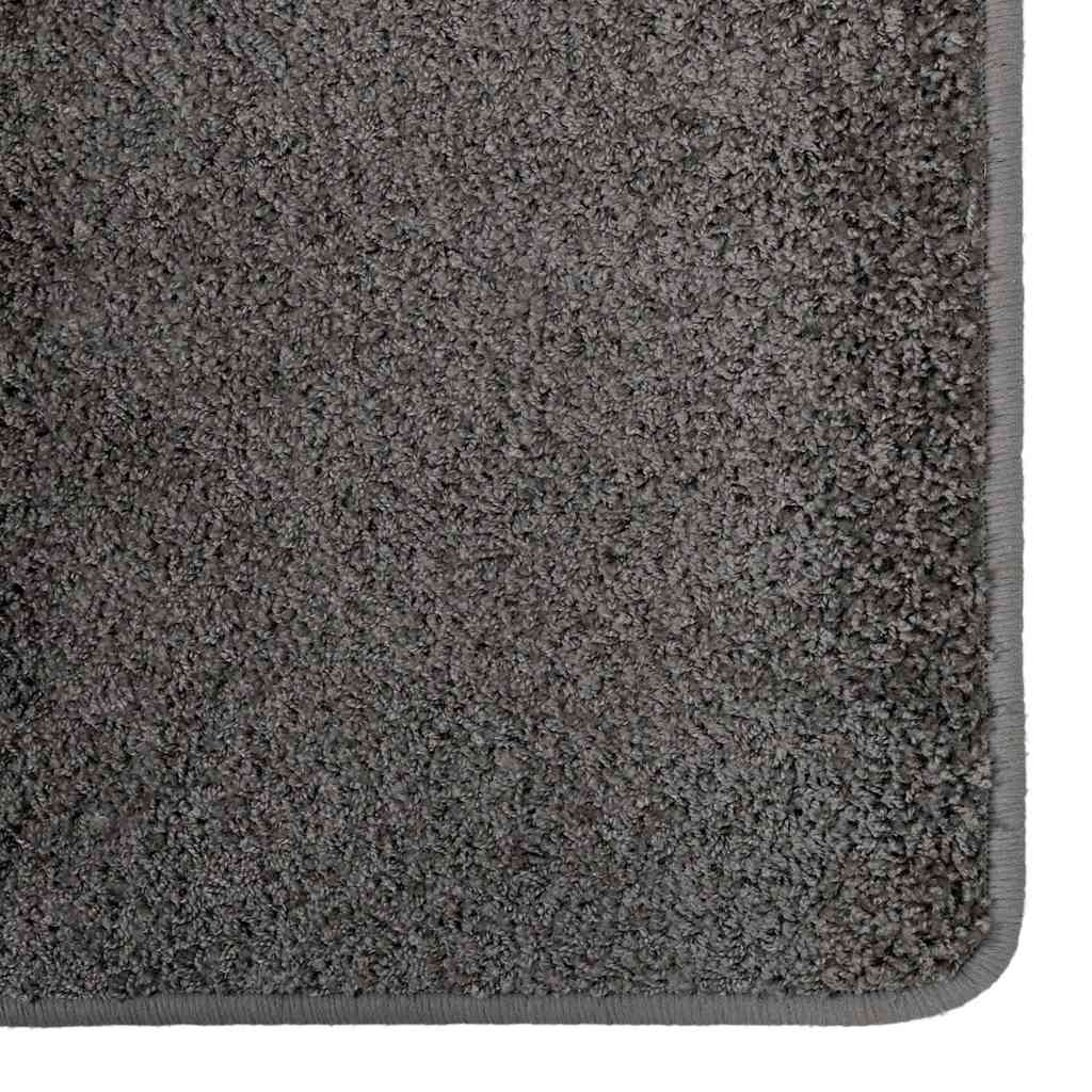 vidaXL Teppichläufer Grau 80 x 300 cm 100% Polypropylen Tuft