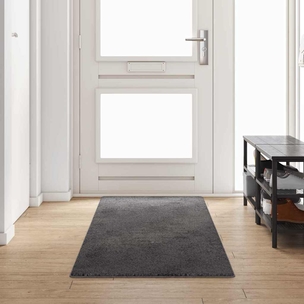 vidaXL Teppichläufer Grau 80 x 300 cm 100% Polypropylen Tuft